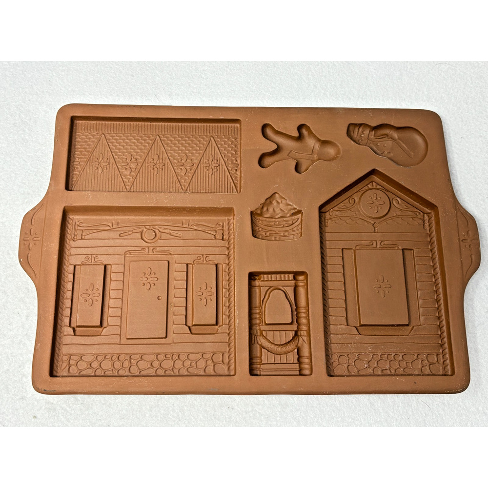 Vintage Longaberger Country Cottage Gingerbread House Cookie Mold 1997 No Box